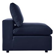 Navy finish overstuffed outdoor patio sofa by Modway additional picture 6