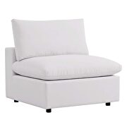 White finish overstuffed outdoor patio sofa by Modway additional picture 5