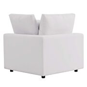 White finish overstuffed outdoor patio sofa by Modway additional picture 9