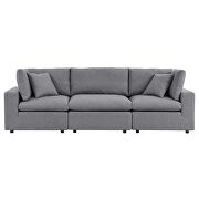 Gray finish sunbrella® outdoor patio sofa by Modway additional picture 2