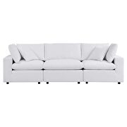 White finish sunbrella® outdoor patio sofa by Modway additional picture 2