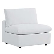 White finish sunbrellaÂ® outdoor patio sofa additional photo 5 of 11