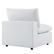 White finish sunbrellaÂ® outdoor patio sofa by Modway additional picture 8