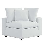 White finish sunbrellaÂ® outdoor patio sofa by Modway additional picture 9