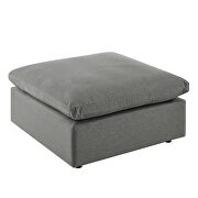 Charcoal finish 4-piece outdoor patio sectional sofa by Modway additional picture 11