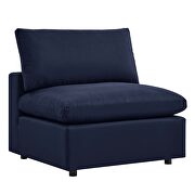 Navy finish 4-piece outdoor patio sectional sofa by Modway additional picture 5