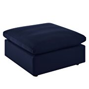 Navy finish 4-piece sunbrella® outdoor patio sectional sofa by Modway additional picture 11