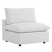 White finish 5-piece outdoor patio sectional modular sofa by Modway additional picture 4