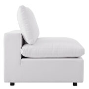 White finish 5-piece outdoor patio sectional modular sofa by Modway additional picture 6