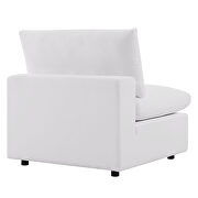 5-piece outdoor patio sectional modular sofa in white by Modway additional picture 7