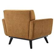 Performance velvet  upholstery chair in cognac by Modway additional picture 4