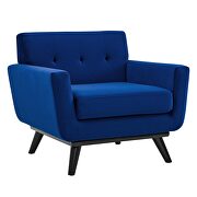 Performance velvet  upholstery chair in navy by Modway additional picture 2