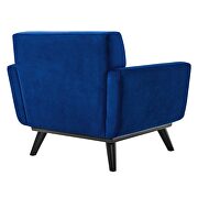 Performance velvet  upholstery chair in navy by Modway additional picture 4