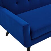 Performance velvet  upholstery chair in navy by Modway additional picture 5