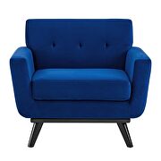 Performance velvet  upholstery chair in navy by Modway additional picture 7