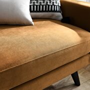 Performance velvet  upholstery loveseat in cognac by Modway additional picture 6