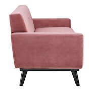 Performance velvet  upholstery loveseat in dusty rose by Modway additional picture 3