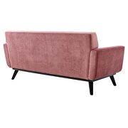 Performance velvet  upholstery loveseat in dusty rose by Modway additional picture 4