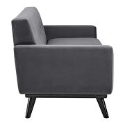 Performance velvet  upholstery loveseat in gray by Modway additional picture 3