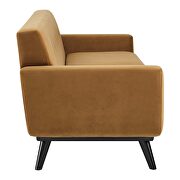 Performance velvet  upholstery sofa in cognac by Modway additional picture 3