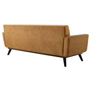 Performance velvet  upholstery sofa in cognac by Modway additional picture 4