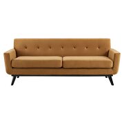 Performance velvet  upholstery sofa in cognac by Modway additional picture 6