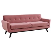 Performance velvet  upholstery sofa in dusty rose by Modway additional picture 2