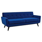Performance velvet  upholstery sofa in navy by Modway additional picture 2