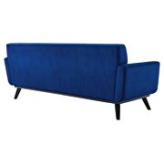 Performance velvet  upholstery sofa in navy by Modway additional picture 4