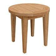 Natural finish teak wood outdoor patio side table by Modway additional picture 5