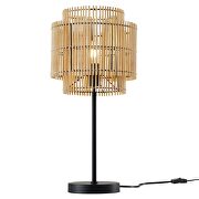 Bamboo table lamp by Modway additional picture 3