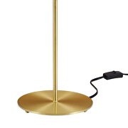 Black/ satin brass metal table lamp by Modway additional picture 3