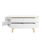 White finish performance velvet sideboard by Modway additional picture 3