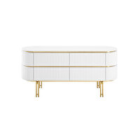 White finish performance velvet sideboard by Modway additional picture 4