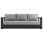 Gray finish outdoor patio powder-coated aluminum sofa by Modway additional picture 6