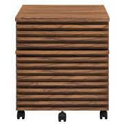 Wood file cabinet in walnut finish by Modway additional picture 5