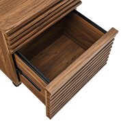 Wood file cabinet in walnut finish by Modway additional picture 6