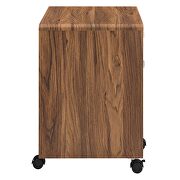 Wood file rolling cabinet in walnut/ white by Modway additional picture 5