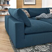 Down filled overstuffed 6-piece sectional sofa in azure by Modway additional picture 5