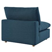Down filled overstuffed 6-piece sectional sofa in azure by Modway additional picture 9