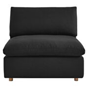 Down filled overstuffed 6-piece sectional sofa in black by Modway additional picture 11
