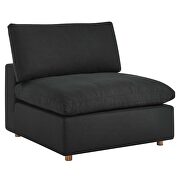 Down filled overstuffed 6-piece sectional sofa in black by Modway additional picture 12