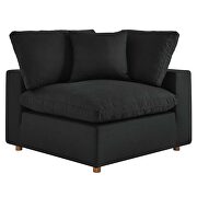 Down filled overstuffed 6-piece sectional sofa in black by Modway additional picture 14
