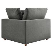 Down filled overstuffed 6-piece sectional sofa in gray by Modway additional picture 14