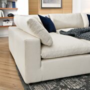Down filled overstuffed 6-piece sectional sofa in light beige by Modway additional picture 5