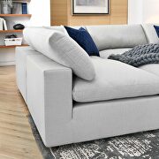 Down filled overstuffed 6-piece sectional sofa in light gray by Modway additional picture 5