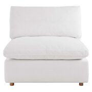 Down filled overstuffed 6-piece sectional sofa in pure white by Modway additional picture 12