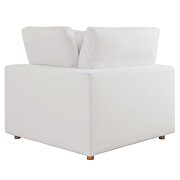 Down filled overstuffed 6-piece sectional sofa in pure white by Modway additional picture 13