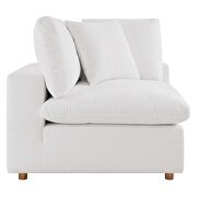 Down filled overstuffed 6-piece sectional sofa in pure white by Modway additional picture 15