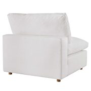 Down filled overstuffed 6-piece sectional sofa in pure white by Modway additional picture 9